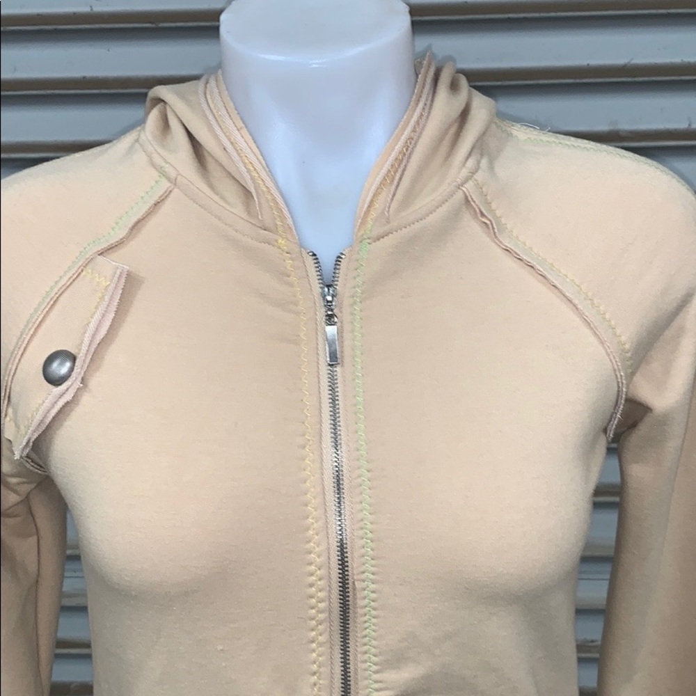 Lucy collection zip sweatshirt rooster appliqué - Picture 4 of 8